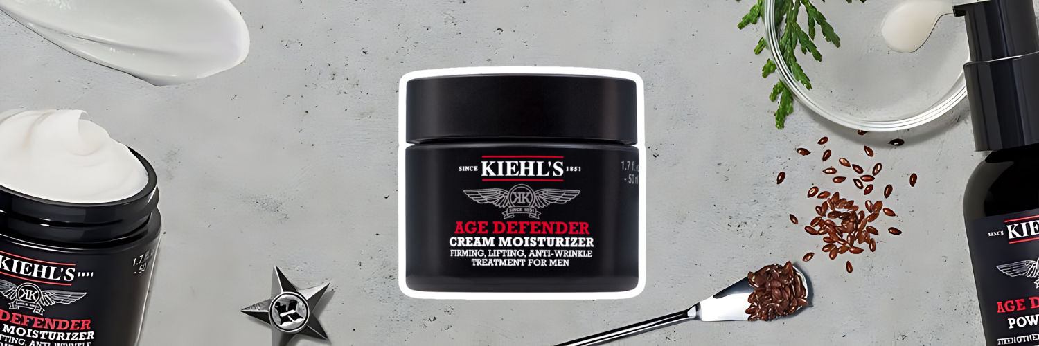Crema antirid pentru barbati Age Defender Cream Moisturizer Kiehl's